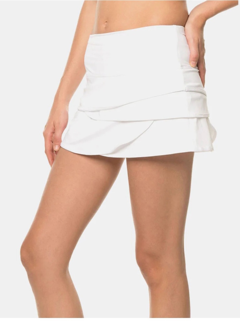 Lucky in Love white tennis skirt